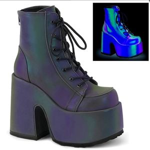 Demonia Cult Reflective boots